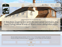 Tablet Screenshot of newflyinghorsewye.co.uk